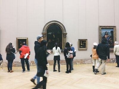 Da Vincis "Jungfrau auf den Felsen" im Louvre