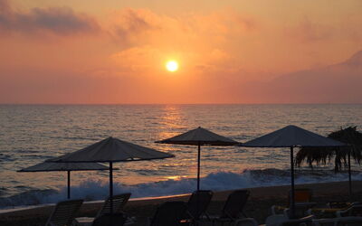 Ein Sonnenuntergang auf Kreta