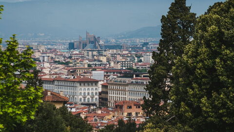 Aussicht von den Boboli Gärten