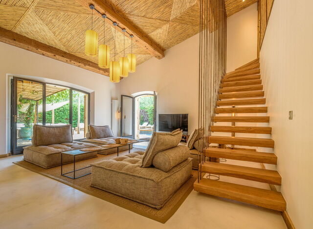 Villa Cicadis, Wohnzimmer