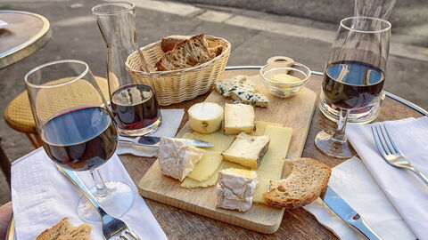 Wein und Käse
