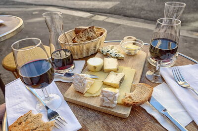 Wein und Käse