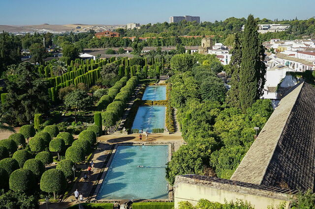 Alcázar de los Reyes Cristianos, Gärten
