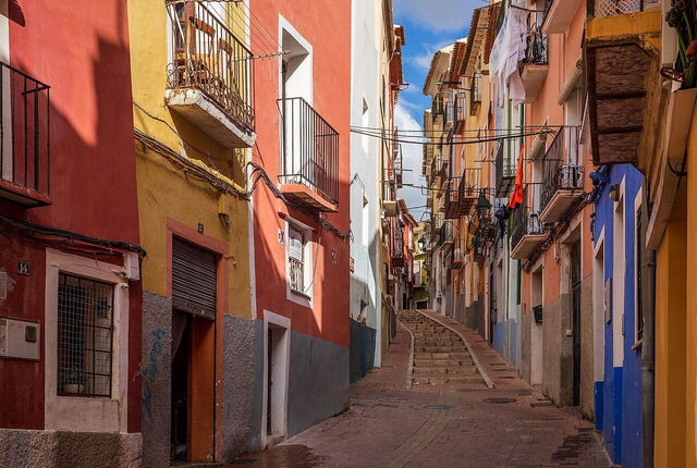 Straßen in Villajoyosa