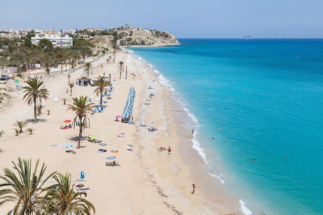 Strand in Villajoyosa