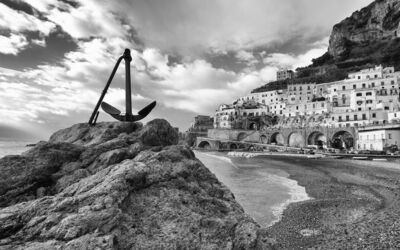 Der Strand in Atrani