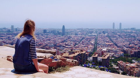 Blick auf Barcelona