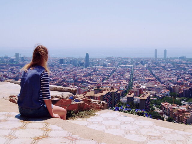 Blick auf Barcelona