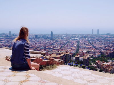 Blick auf Barcelona