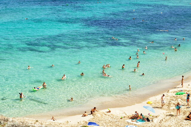 Ein Strand auf Mallorca