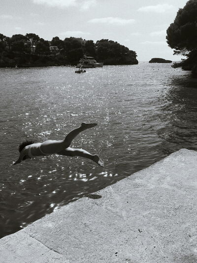 Ins Wasser springen, Mallorca
