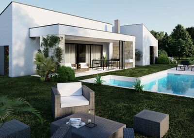 Villa Valla, Außenbereich