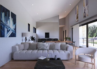 Villa Valla, Wohnzimmer