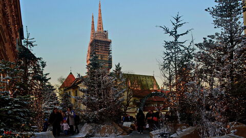 Zagreb an Weihnachten
