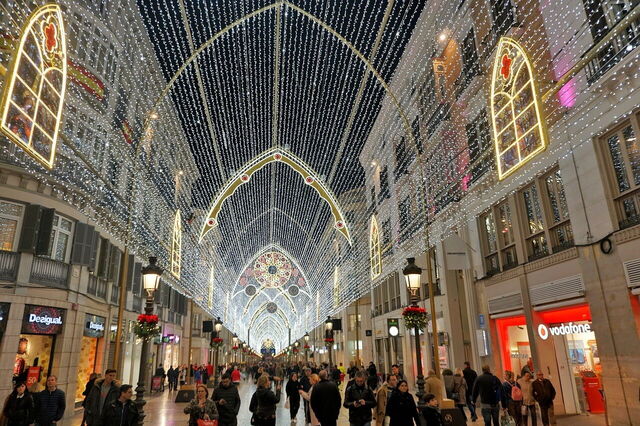 Malaga an Weihnachten