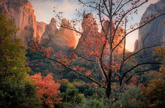 Metéora im Herbst