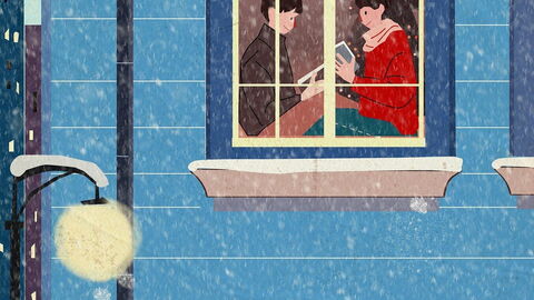 Es sich drinnen im Winter gemütlich machen