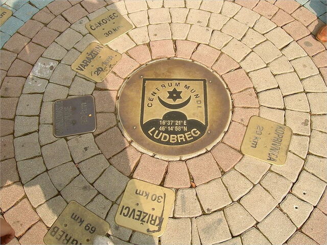 Ludbregs Zentrum der Welt