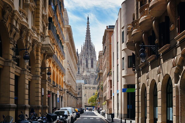 Gotisches Viertel in Barcelona