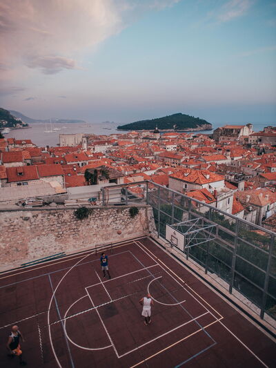 Alte Mauern Basketballplatz, Dubrovnik