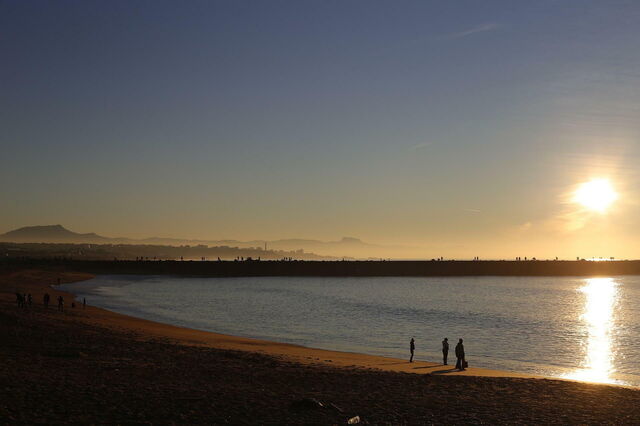 Ein Strand in Anglet
