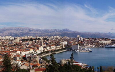 Ausblick vom Marjan Hügel