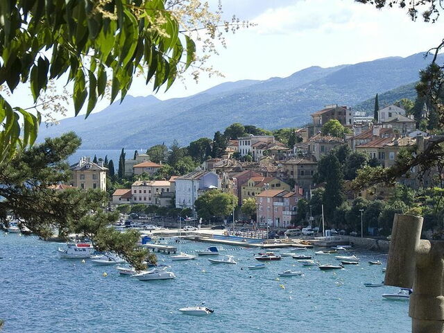 Die Ortschaft Opatija