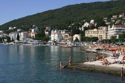 Schwimmen in Opatija