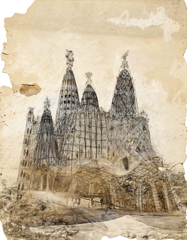 Colònia Güell Kirche, Plan