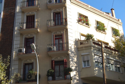 Eixample Dret València Cartagena, Außenfassade