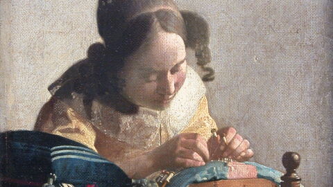 Die Spitzenklöpplerin, Vermeer