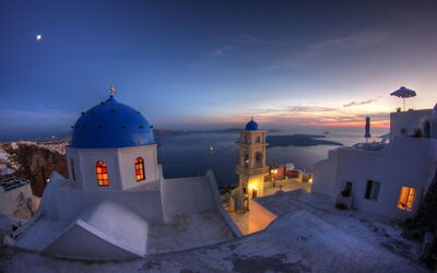 Blick auf Imerovigli