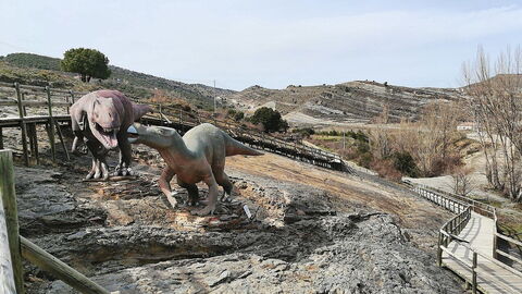 Dinosaurier in Enciso