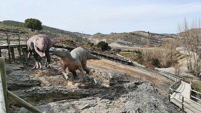 Dinosaurier in Enciso