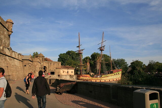 Schiff im Isla Mágica