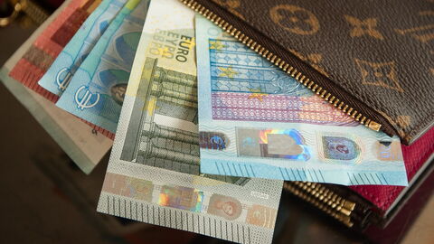 Euro im Geldbeutel