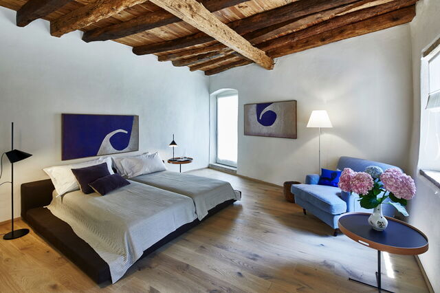 Ein Schlafzimmer in der Jasmine Villa