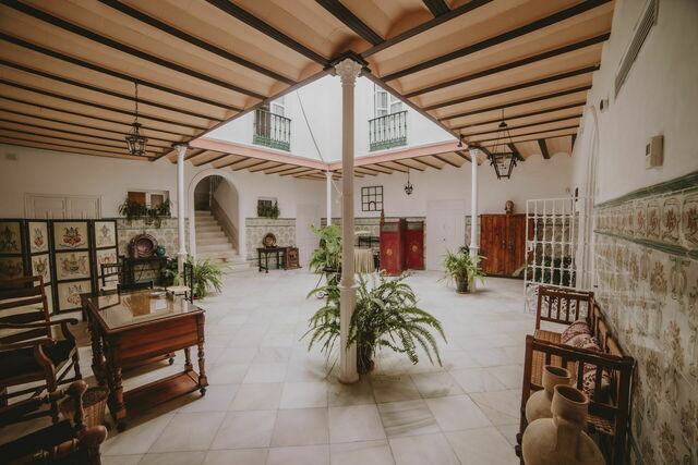 Posada La Casa Del Pintor, Innenhof