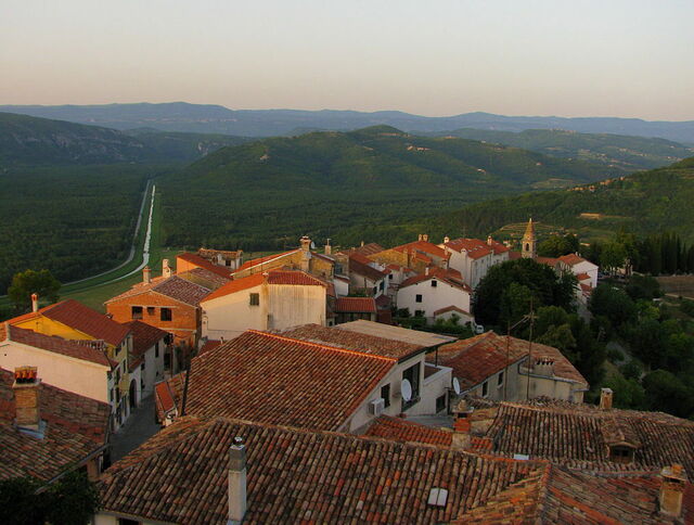 Blick auf Motovun