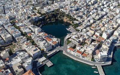Blick auf den Voulimeni See