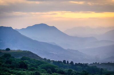 Eine Landschaft auf Kreta