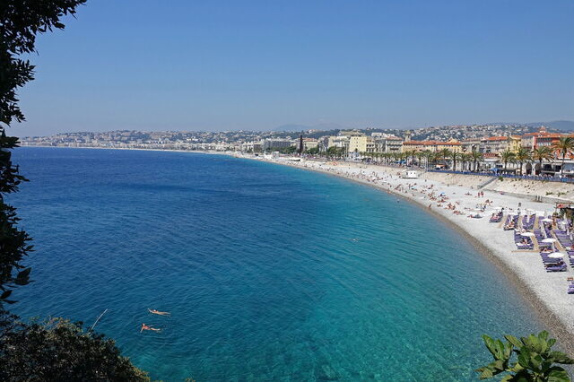 Die Strände in Nizza