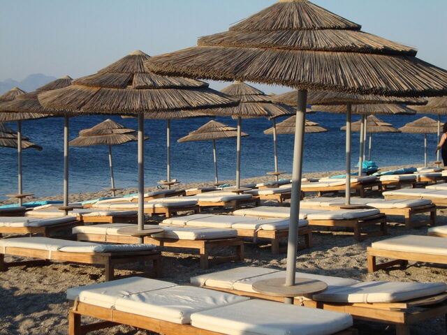 Kos, Sonnenliegen
