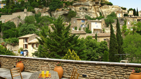 La Maison Si Tranquille, Terrasse