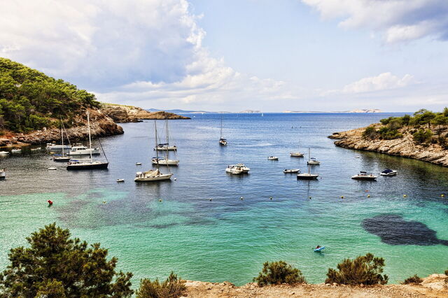 Boote auf Ibiza