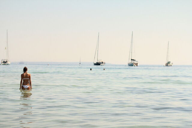Ins Wasser gehen