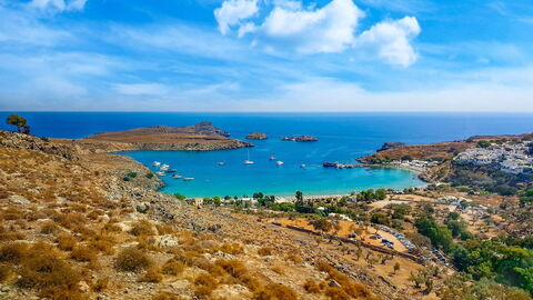 Ausblick auf Lindos