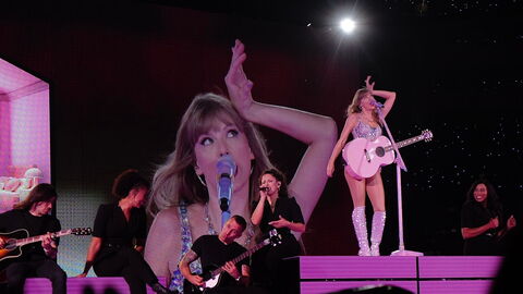 Taylor Swift auf der Eras Tour in Inglewood