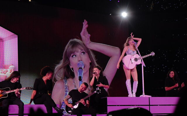 Taylor Swift auf der Eras Tour in Inglewood