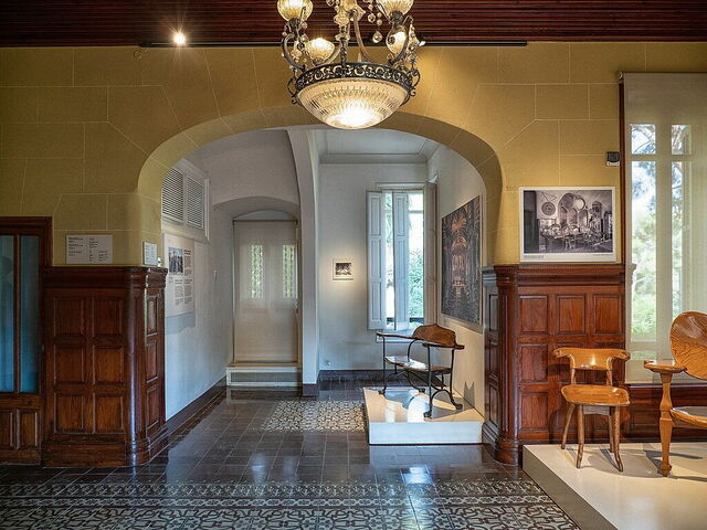 Gaudí Hausmuseum, Innenbereich